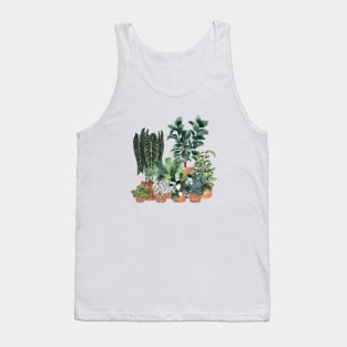 House Plants Illustration 7 Tank Top